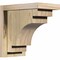 Ekena Millwork Mediterranean Rough Sawn Corbel w/Backplate, Douglas Fir, 6"W x 10"D x 10"H COR06X10X10MED01RDF - alternate 1
